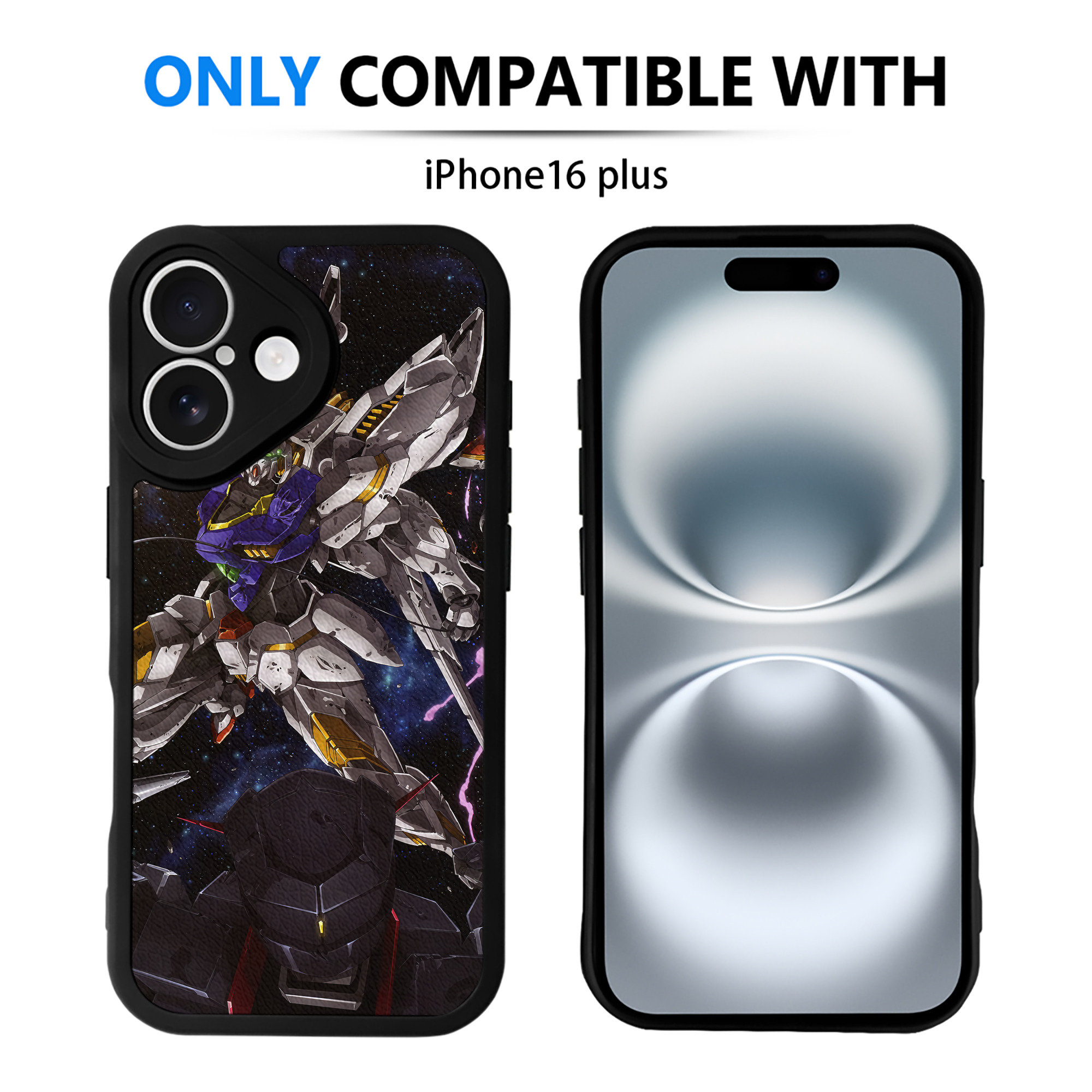 （画像用） 機動戦士ガンダム Mobile Suit Gundam 【iPhone 16シリーズ対応】シリコンスマホケース（レザー調） 材質：シリコン